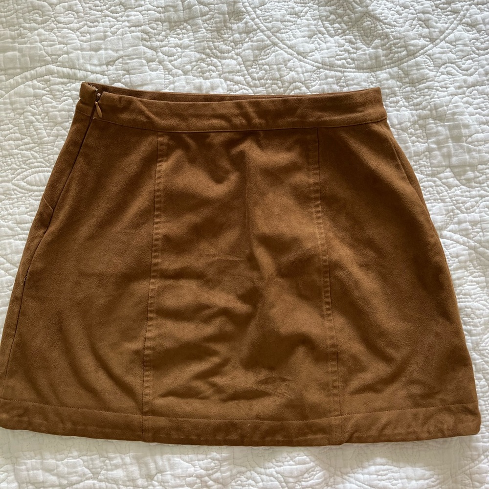 Abercrombie suede mini skirt